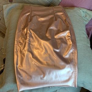 Fashion Nova Latex skirt